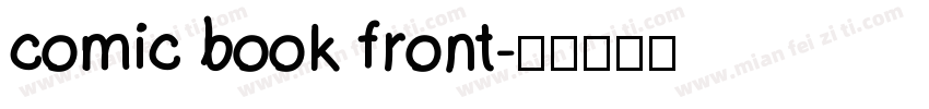 comic book front字体转换